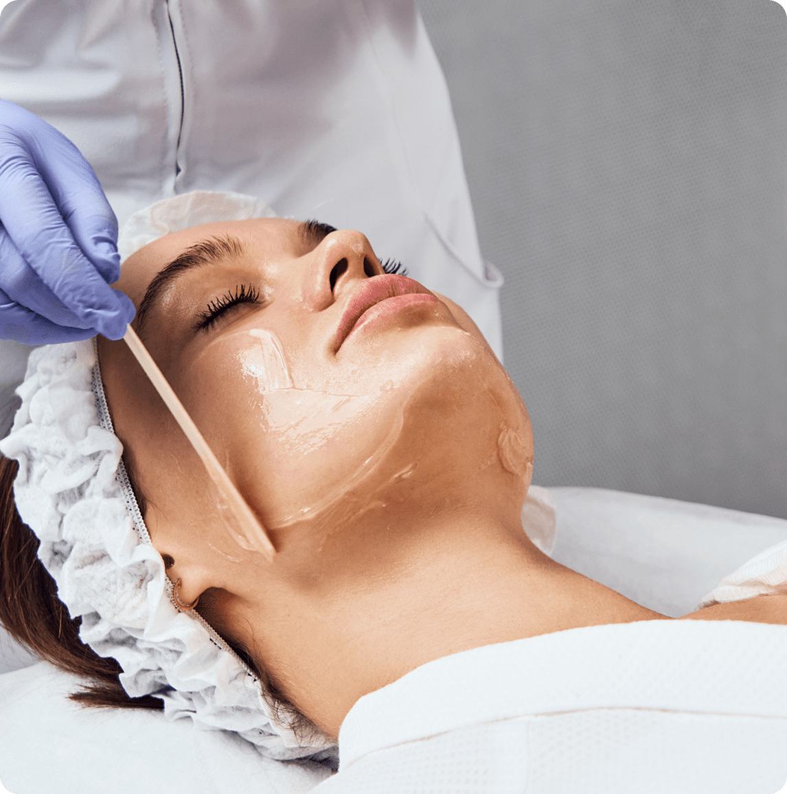 Skincare treatment using a wooden applicator