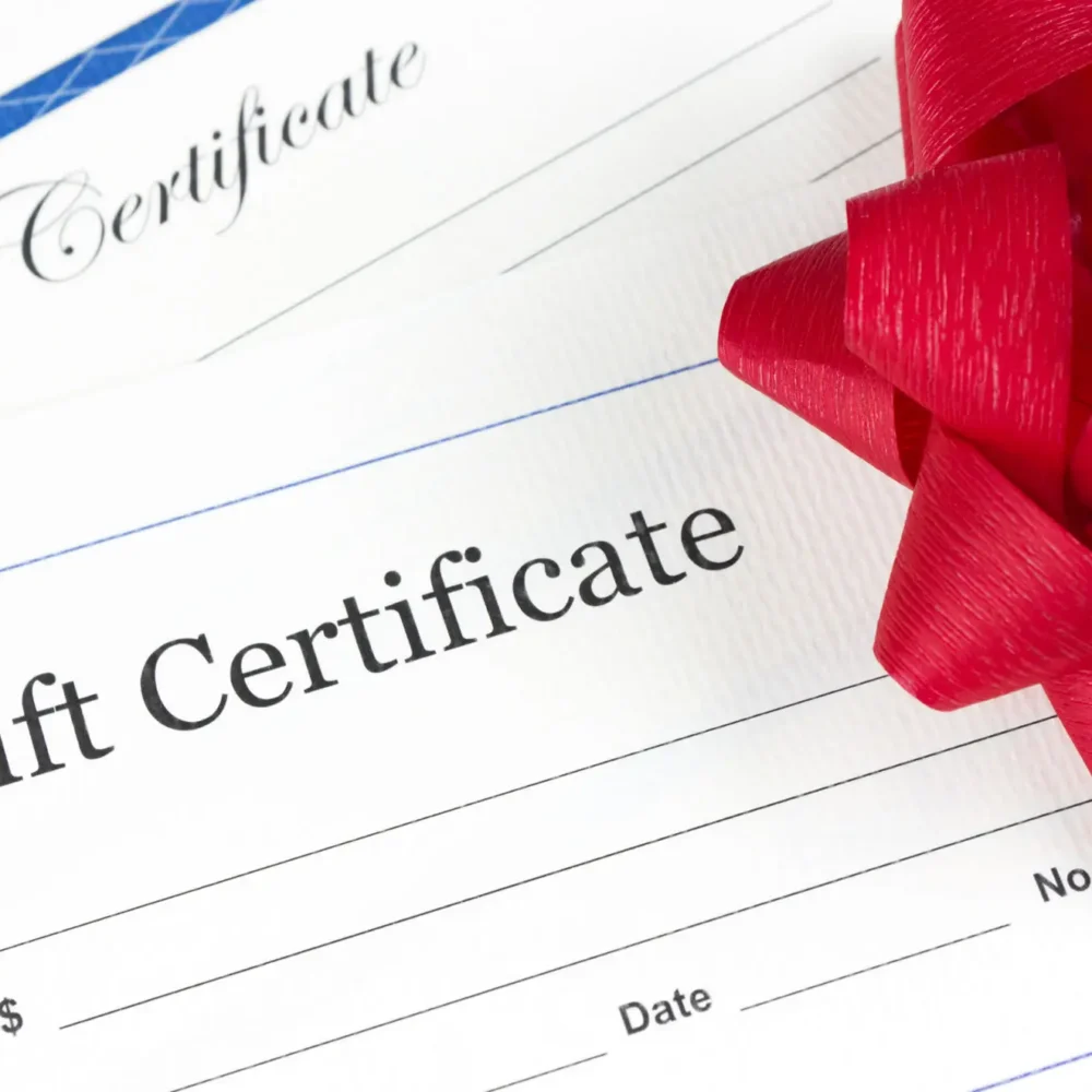 Gift Ceritificates